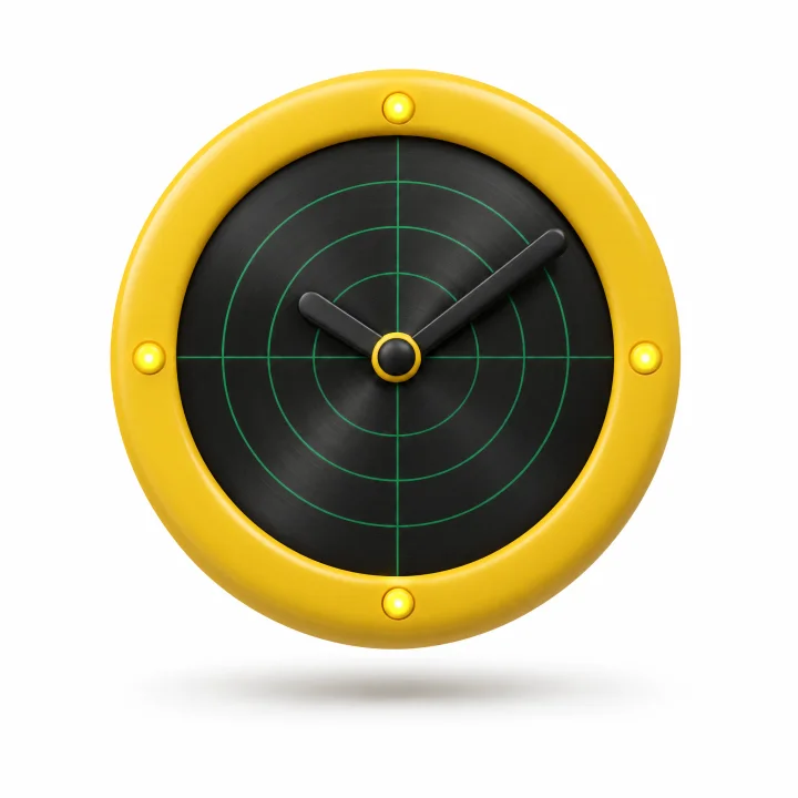 Relógio radar 3D